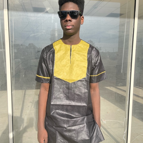African clothing for men top and bottom Danshiki - Picture 5 of 6